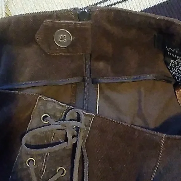 ⚜️  Corduroy Willi Smith Italian Pencil Skirt 8/10 Vintage Cool - Picture 3 of 16